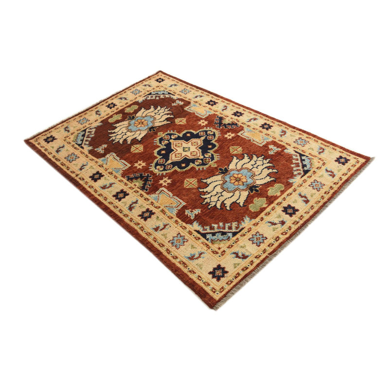 4x6 Pennebaker Rust Red Rug
