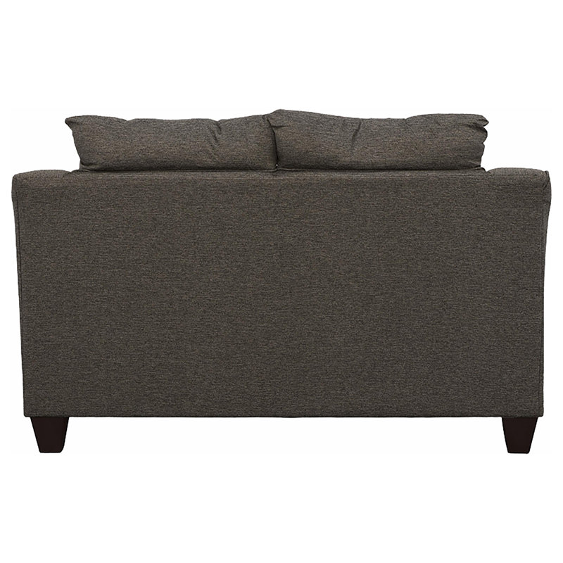 Causeuse Gottberg, Brown, Polyester gris chaud