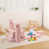 Similicuir rose est en rupture de stock