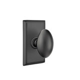 Passage Egg Knob with Rectangular Rose