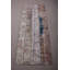 Handwoven Vintage Turkish Oushak Rug: Blue Wool Runner with Patchwork Design for Kitchen