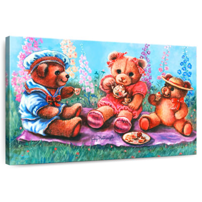 Ours en peluche pique-nique