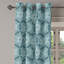 Rideau à œillets décoratif à 2 panneaux Latitude Run®, 50 po x 84 po, bleu sarcelle foncé-106350760