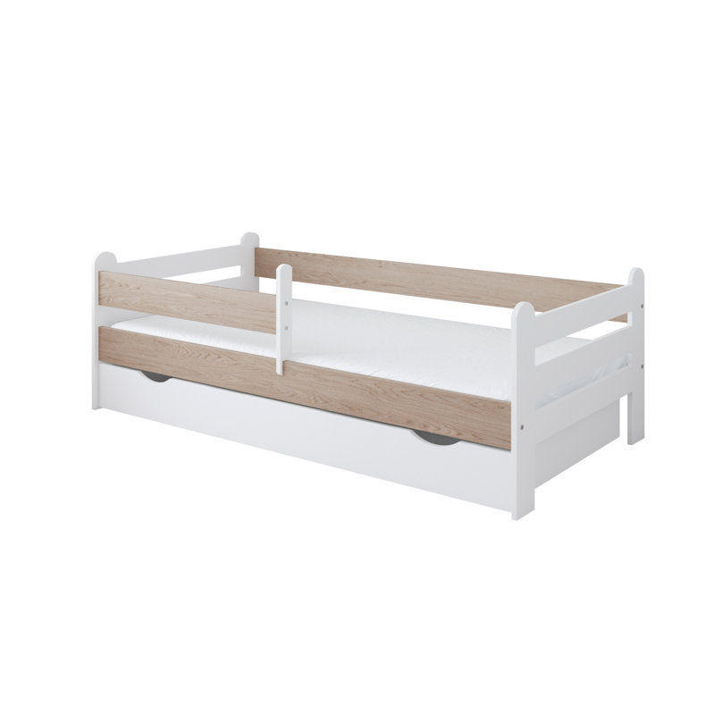 Thaxton Cabin Bed with Storage Included, 80 x 140 cm, Oak