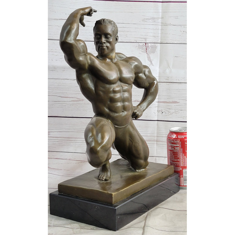 Figurine de trophée en bronze