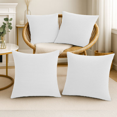 Luxury Velvet Pattern Cushion Cover (Pack of 4)