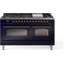 ILVE Nostalgie II 60 Dual Fuel Range, 9 Burners, Griddle-233756768-233756795