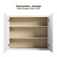 Armoire murale Modern Shaker, cadre en bouleau massif, boîte en contreplaqué de placage de bouleau, finition à base d'eau matte douce, tablette réglable, plusieurs largeurs (12 po à 39 po)-121615404-121833574