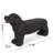 Charming Dog Alcove Bench - Pattern, Lightweight Concrete, No Assembly, 31.48" W X 8.88" D 17.25" H Concrete Still Design, Assembly Required,
