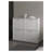 White Tilt-Out Shoe Storage Cabinet With Multiple Compartments And Modern Desig