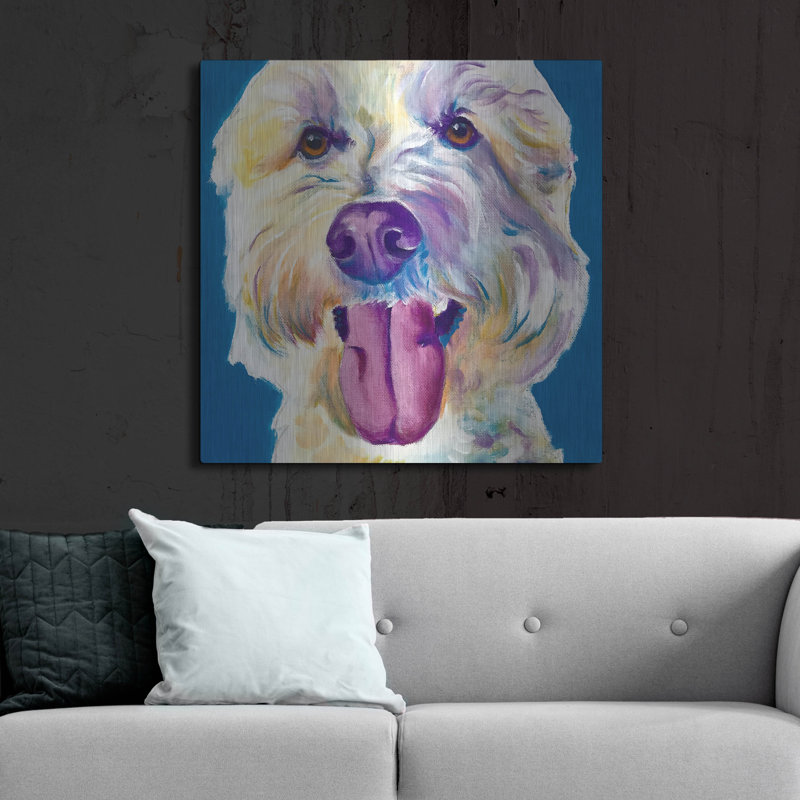 «Doodle - Hank» par Dawg Painter, H 36 po x l 36 po