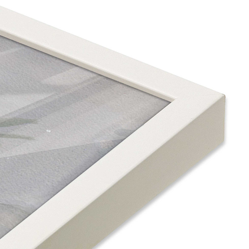 Récolte de fleurs, Cadre blanc opaque, H 12 po x l 12 po x P 1,25 po