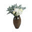 Sagebrook Home 11" Callen Wide Porcelain Vase, Brown-633667707