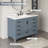 Rawsonville 48'' Free Standing Single Bathroom Vanity with Quartz Top-1222680003-1222680000