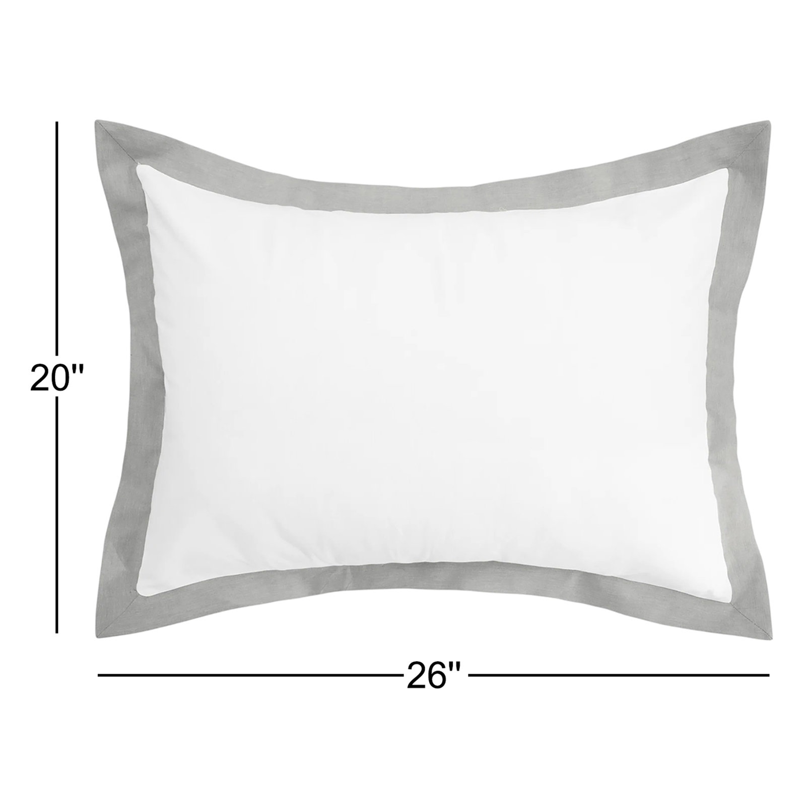 Farmborough Cotton Shams, Standard, Dove