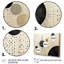 Beige noir Mid Century Minimalist Oasis, reproduction d'art sur toile-717367973-717367978