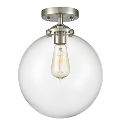 Plafonnier semi-encastré 1 lumière 10 po Zarmayr