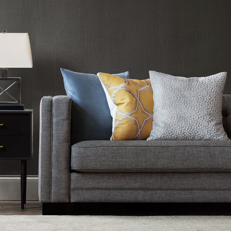 Nico Linen Square Pillow Cover & Insert, Polyester