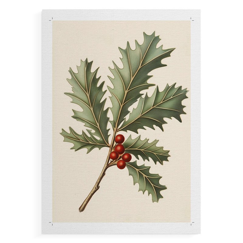 Art des Fêtes de Noël - série 2-CCLXV - impression sur toile seulement - NON-CADRE, H 18 po x l 12 po