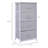 Commode de rangement 4 tiroirs Abing-9055039