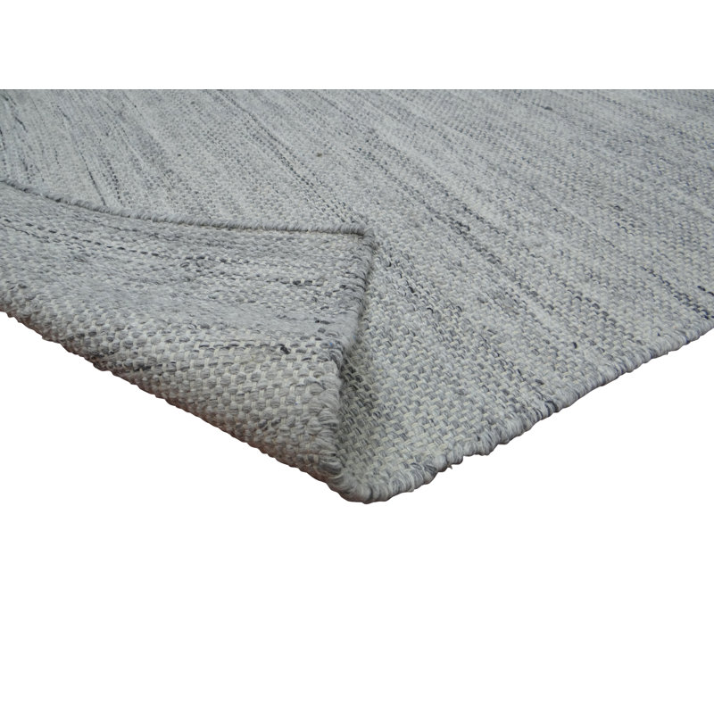 Lonoke Solid Colour Hand Woven Area Rug, Rectangle 171 x 242cm