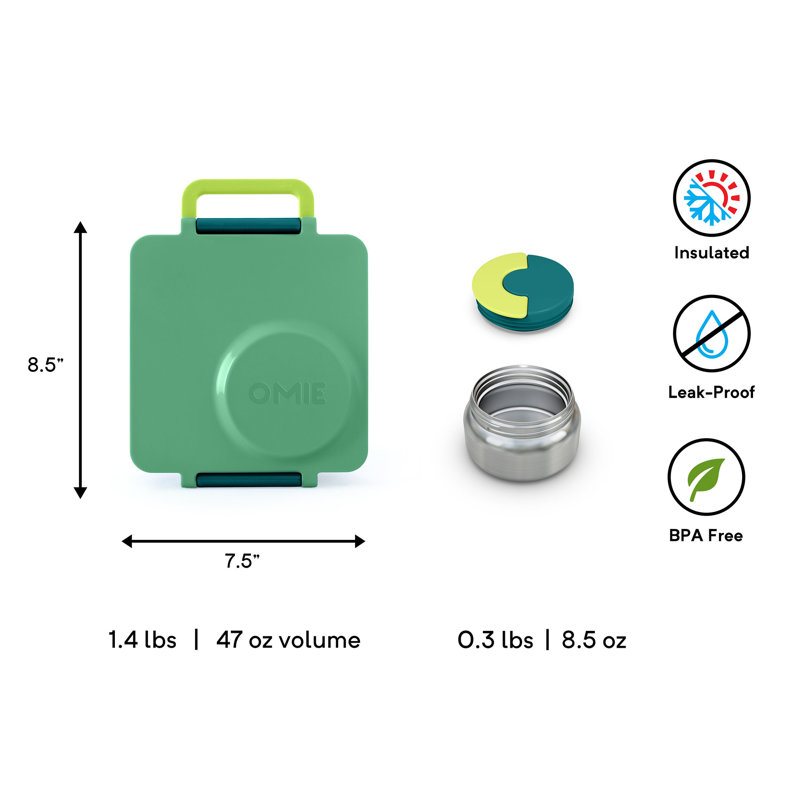 Green Meadow Insulated Stainless Steel Bento Lunch Box