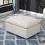 Repose-pieds modulaire rembourré pour canapé modulaire