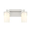 Éclairage pour salle de bain 2 lumières Irela en nickel satiné-880402503-918299695-918299682