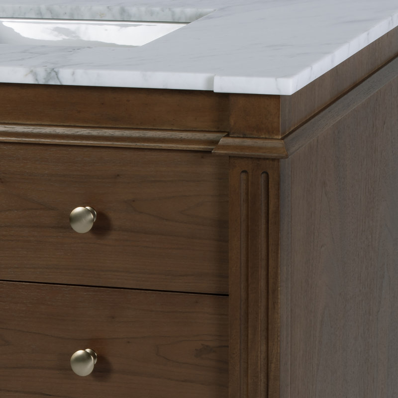 Hanson 36" Single Bathroom Vanity Set, Walnut
