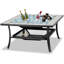 Mcchesney Square Steel Smokeless Fire Pit Table