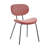 17.52'' H Velvet Upholstered Stacking Side Chair-1082935270