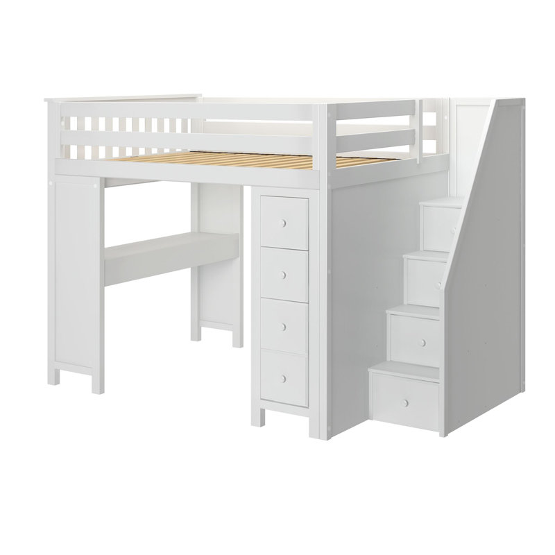 Lennon Kids Full Loft Bed, White