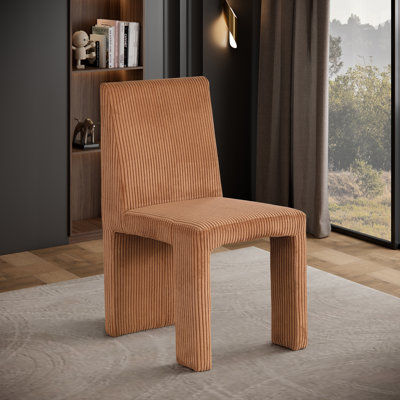 Chaise en velours côtelé Benson