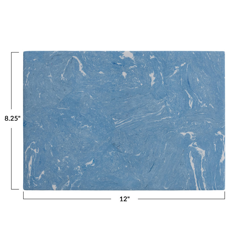 Rectangular Marbled Stone Cheese And Serving Board