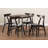 Chikamara 4 - Person Solid Wood Top Four Leg Dining Set-2106762213