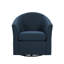 Fauteuil demi-tonneau pivotant rembourré Aunna-1845852540