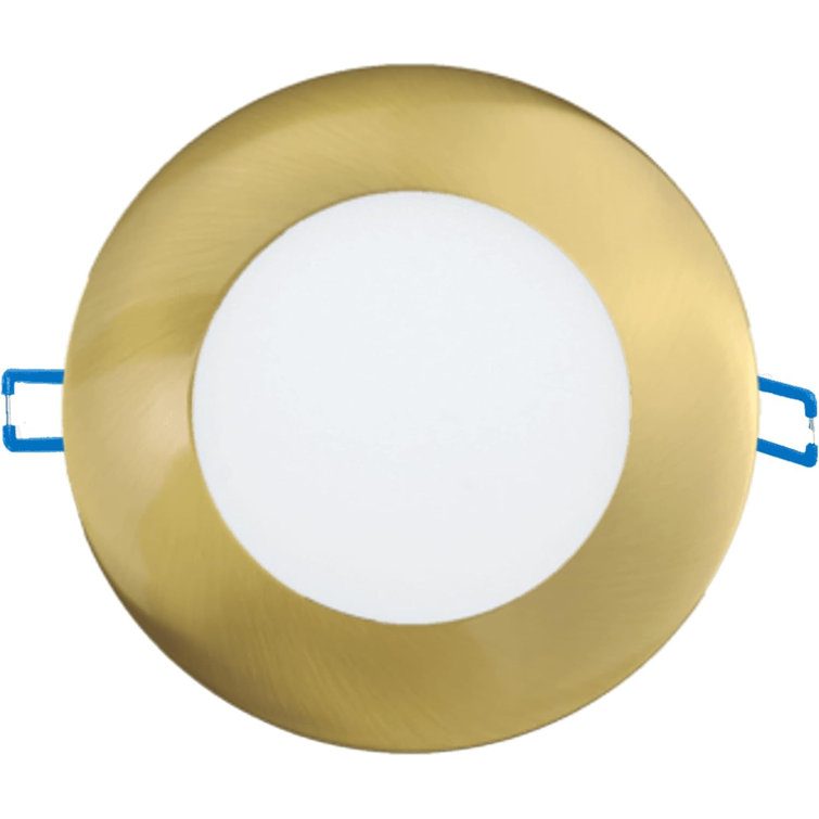 Perlglow 3 inch Ultra-Thin Slim Round Downlight Luminaire LED Recessed Light Fixtures Dimmable 5CCT