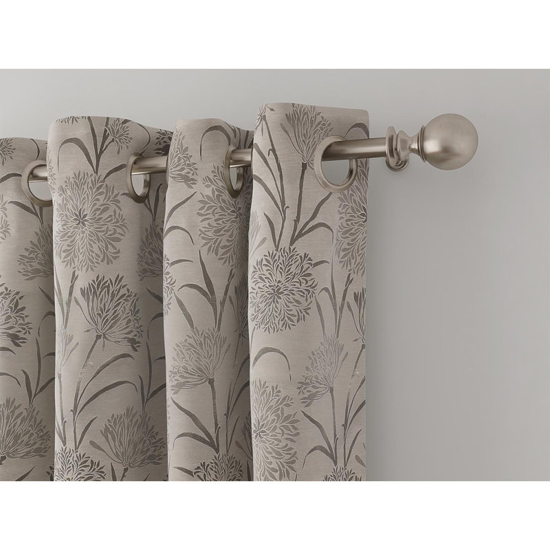 MIRAGE Room Darkening Curtain Pair, Coffee