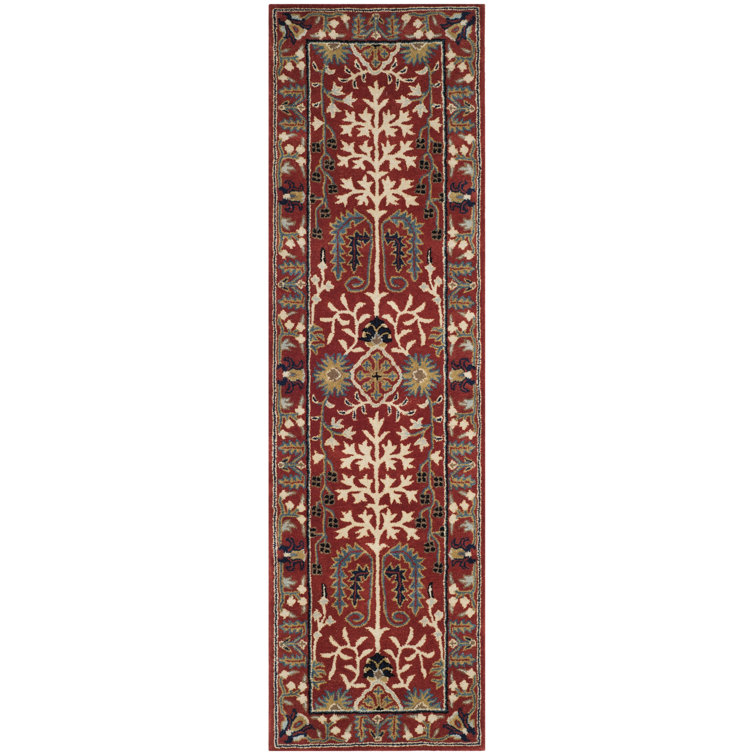 Antiquity Hand-Tufted Red Area Rug