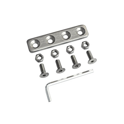 Brushed Nickel Track Connector Set