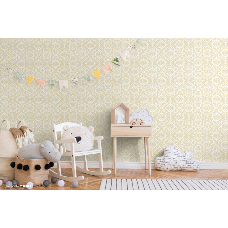 Aliyah 10m x 53cm Wallpaper Roll, Gold
