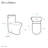 Monaco One-Piece Elongated Toilet Dual-Flush 1.1/1.6 gpf-121372818-121372820-121372821