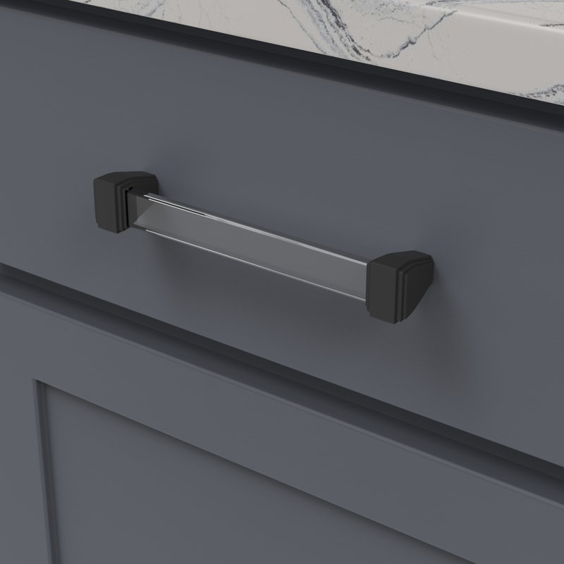 Belleclaire Bar / Handle Pull, 6 5/16", Matte Black