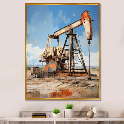 Kuddusi " Gold Oil Rigs Fields In Texas I "