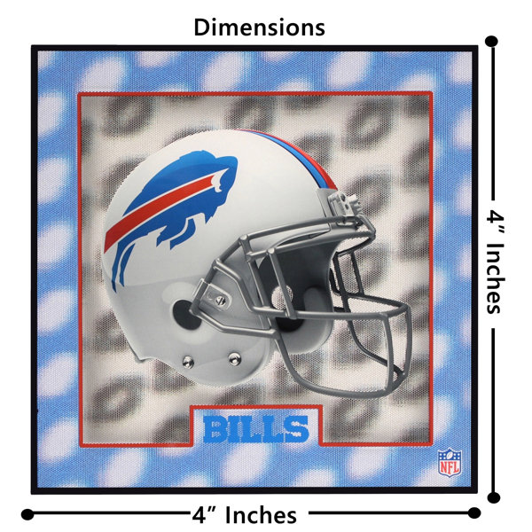 Buffalo Bills Helmet Holographic Effect Coaster