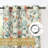 Ada Floral Print 100% Blackout Curtains for Bedroom Linen Look Thermal Insulated Grommet Curtains-1634204768