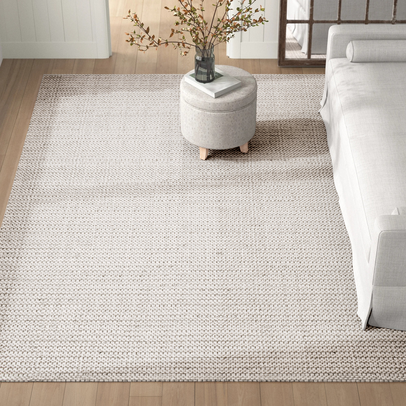 Wool rug - Coastal (white) 