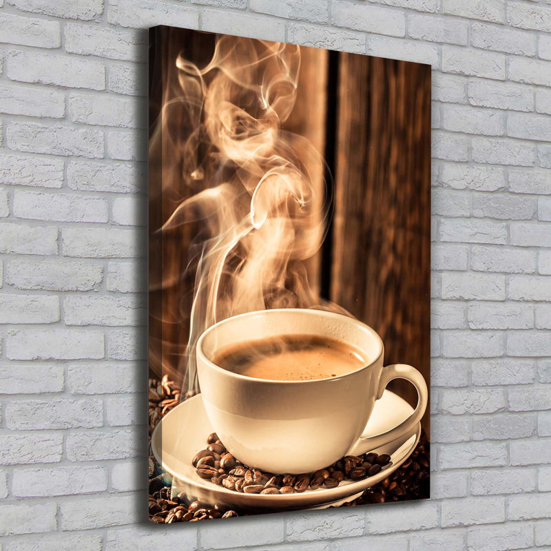 Aromatic Coffee - Wrapped Canvas Print