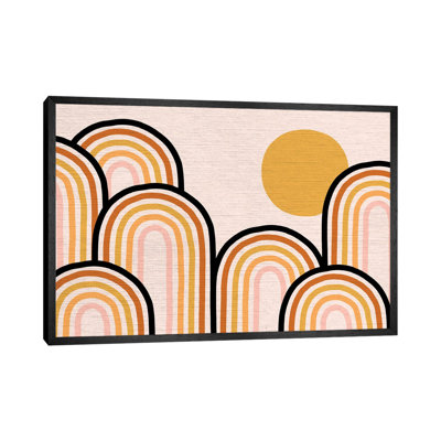 Growing Rainbow Blush Mat II - Print on Canvas