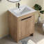 Meuble-lavabo simple 24 po avec comptoir en céramique 24 po-105582618